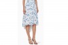 Club Monaco Orristah - Floral-Print Midi Skirt